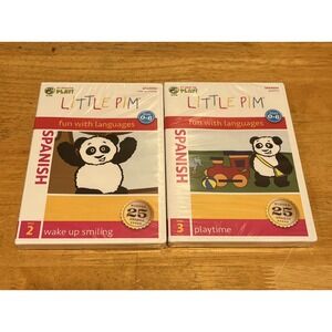 Little Pim Spanish Fun‎ with Languages DVD Set Ages 0-6 Wake Up Smiling Playtime